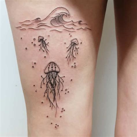 mini ocean tattoo|traditional ocean themed tattoos.